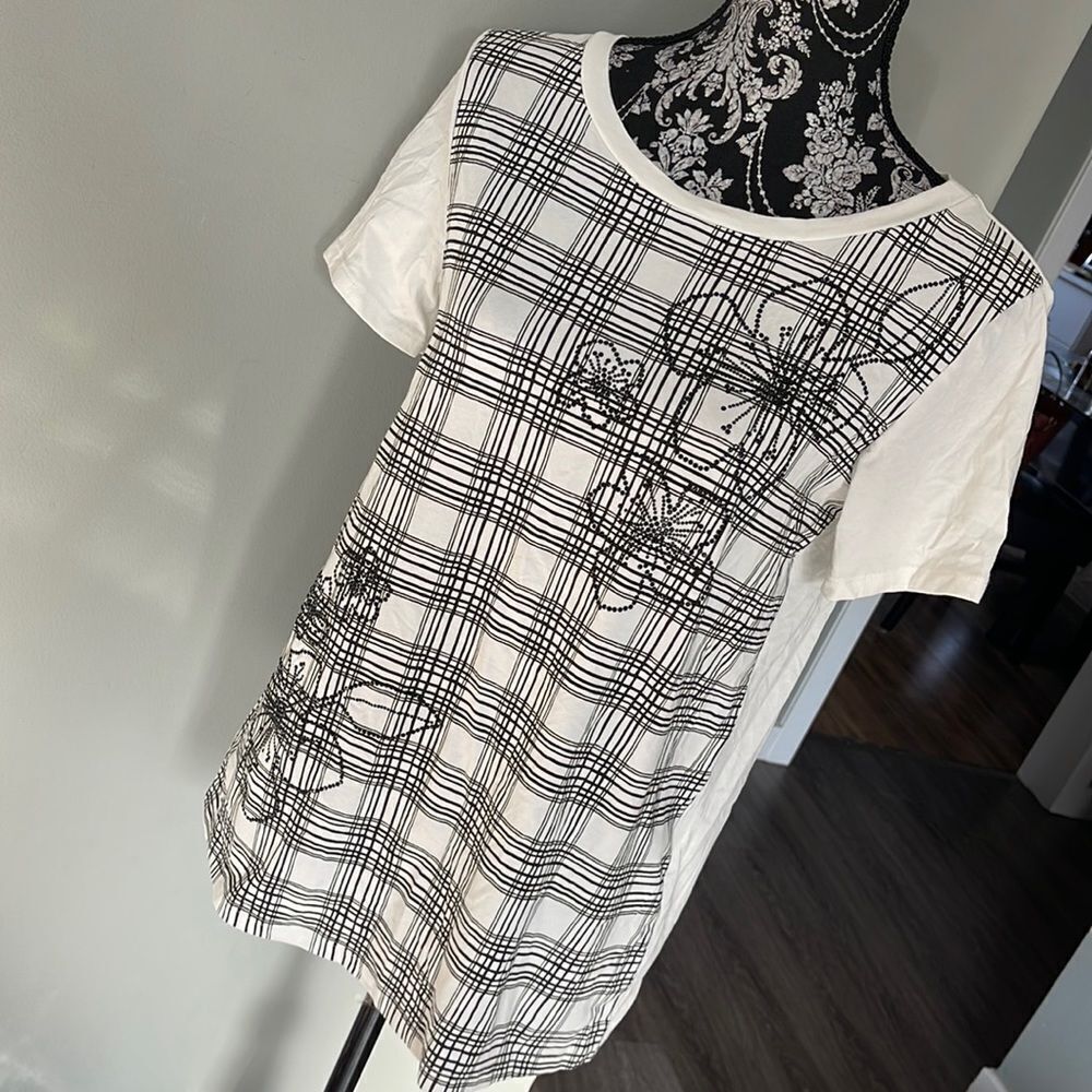 Weekend Max Mara Cotton Medium Top White/Black NEW